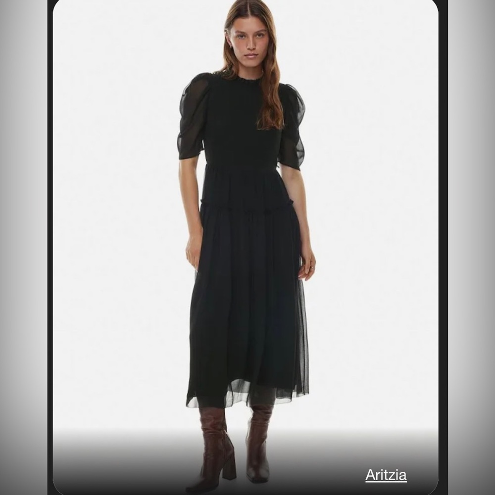 Black Aritzia dress